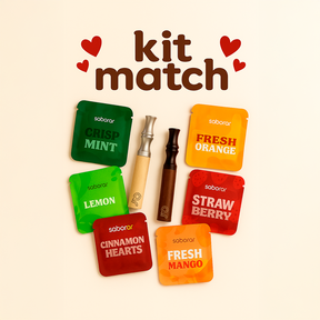 Kit Match para Casais | 2 Dispositivos + 6 Sabores