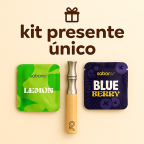 🎁 Kit Presente Saborar - 1 Dispositivo + 2 Sabores